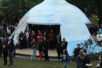 Missa em louvor ao Bom Jesus em Campo Mendes teve o PÃ¡roco SebastiÃ£o presidindo com liturgia da RÃ¡dio Campo Aberto